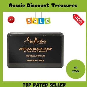 Shea Moisture African Black Soap with Shea Butter, 230 g - Picture 1 of 7