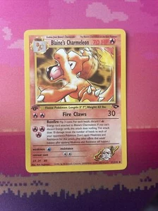 Pokemon Card Blaine's Charmeleon 1st Edition Uncommon Gym Challenge 31/132 NM - Picture 1 of 2