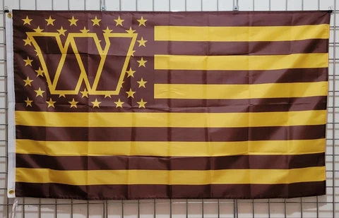Washington Commanders Flag 3ftx5ft Commanders American Flag Banner Redskins NFL Cover