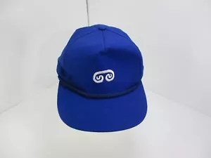 Vintage GTH Baseball Cap Mens OSFM Blue Rope Terry Cloth headband Hat Golf 90s - Picture 1 of 7