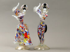 Venetian Glass Murano Harlequin Dancer Figurine made in Italy