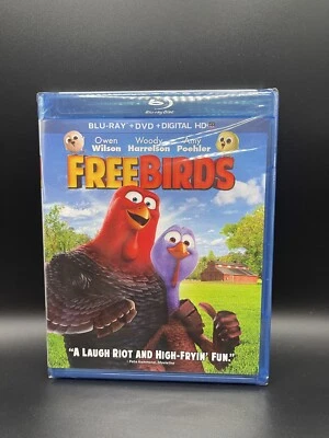 FreeBirds Blu-ray + DVD + Digital HD Free Birds Family Movie BRAND NEW - Image 1 of 2