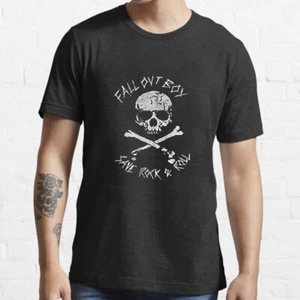 Fall Out Boy Save Rock N Roll Skull Vintage Rock Band Music Unisex T-Shirt S-5XL - Picture 1 of 4