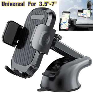 Car Truck Mount Phone Holder Stand Dashboard/Windshield For Cell Phone Universal - Picture 1 of 12