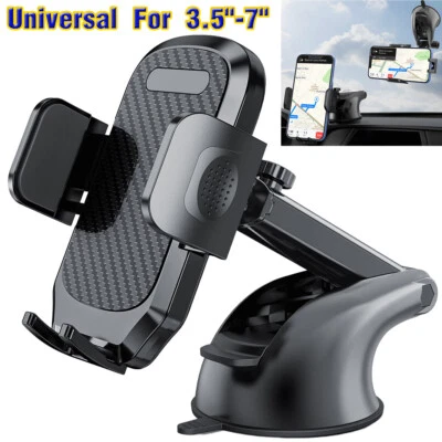 Dashboard Car Mount Windshield Car Phone Holder Stand For Samsung Note 20 10 9 8 - Image 1 of 4