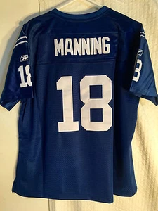 Reebok Women's Premier NFL Jersey INDIANAPOLIS Colts Peyton Manning Blue sz S - Picture 1 of 2