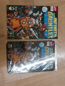 PANINI MARVEL LEGENDS 5 INFINITY GAUNTLET  1 CON TARGA METALLICA - Foto 1 di 4