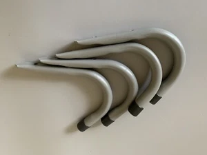 4Pc 7" metal Storage Heavy Duty Hanger Hooks Garage Shop Hanging Bicycle Hoses - Picture 1 of 2