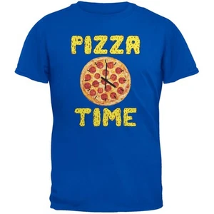 Pizza Time Clock Royal Youth T-Shirt - Picture 1 of 1