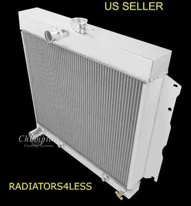 CHAMPION 4 ROW ALUMINUM RADIATOR 1963-1969 DODGE MOPAR CARS DART FURY 22" CORE - Foto 1 di 2
