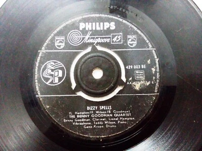 THE BENNY GOODMAN QUARTET 429 003  RARE SINGLE 7" 45 HOLLAND record G+ - Image 1 of 2