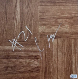 Emoni Bates Signed Autographed Cleveland Cavaliers NBA Floorboard Beckett COA - Picture 1 of 4