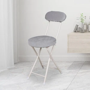 Klappbar 100kg Tragfähigkeit Stoffbezug Rückenlehne Foldable Chair DHL NEU - Bild 1 von 15