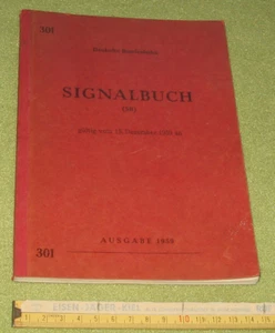 Betriebs- Buch, aktualisiertes Deutsche Bundesbahn SIGNALBUCH 1959, DV 301 (KM5) - Bild 1 von 15