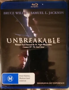 Unbreakable Blu Ray Bruce Willis Samuel L. Jackson Robin Wright Brand New Sealed - Picture 1 of 2