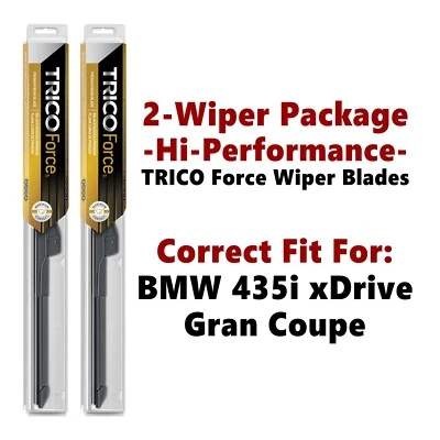 Paquete de limpiaparabrisas de alto rendimiento para BMW 435i xDrive Gran Coupé 2015+ - 25240/180 Foto 1 de 4