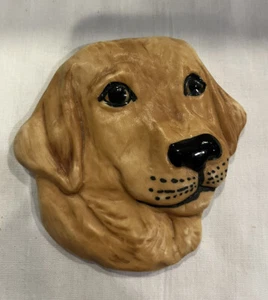 Carol Halmy handgefertigte porzellangelbes Labor oder goldener Retriever Schmuck Box Geschenk - Bild 1 von 8