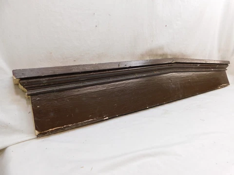 1880's Antique DOOR PEDIMENT Lintel Header VICTORIAN Style Crown Molding ORNATE Cover