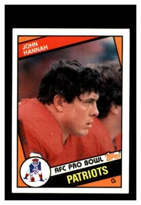 1984 Topps #137 John Hannah New England Patriots NM-MT - Image 1 of 2