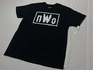 WWE New World Order T-Shirt, weiß NWO Logo (Größe Medium) brandneu mit Etikett - Bild 1 von 7