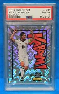 2017 PANINI SELECT # 16 James Rodriguez PSA 8 NM-MT # 75596150 - KABOOM! - Picture 1 of 2