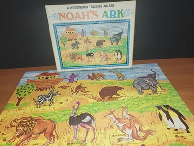 Waddington Teaching Jig-Saw Noah's Ark. Vintage. 1969 - Image 1 of 2