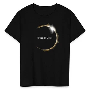 Totale Sonnenfinsternis 2024 Kinder T-Shirt - Bild 1 von 16
