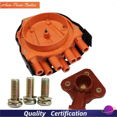 Fits BMW E23 E24 E28 E30 E31 E32 E34 Ignition Distributor Rotor & Cap Kit US - Imagem 1 de 4