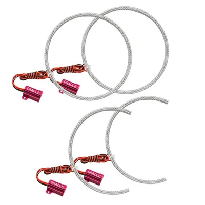 LED Halo Headlights Factory Surface Add On Custom Lights White 1326-001 Foto 1 de 2