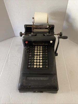 Antique 1920s Burroughs Class 3 Adding Machine - Image 1 of 4