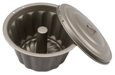 Städter Wasserbadform mit Deckel 20 cm – Antihaft Backform Metall ohne PFAS 2,2l - Bild 1 von 4