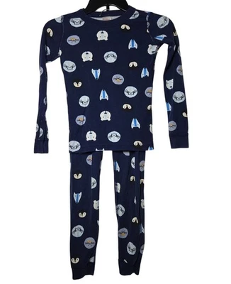 Hanna Andersson Holiday Pajamas130 US 8 Christmas Penguin Polar Bear Walrus - Image 1 of 4