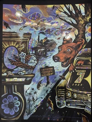 Póster Billy Strings Pittsburgh, PA 2025 - Weekend FOIL - Bioworkz - #3/100 Foto 1 de 4