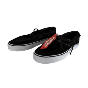 Scarpa da barca Van's Zapato Del Barco nera scamosciata taglia 4,5 uomo/6 donna nuova con etichetta - Foto 1 di 6