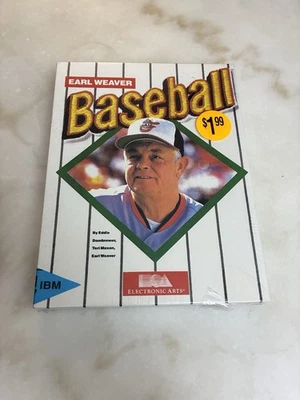 Electric Arts Earl Weaver Baseball Game IBM 3.5 Sealed As Is - Image 1 of 4