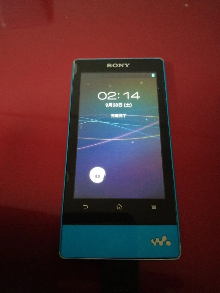 Reproductor de audio digital Sony Walkman serie F NW-F805 16 GB azul con accesorios Foto 1 de 4
