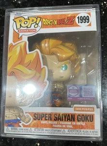 Funko Pop! DBZ Super Saiyan Goku #1999 LE 1200 Evend Exclusive In Hand - Picture 1 of 9