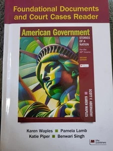 American Government-Stories of a Nation Foundational Document Court Cases Reader - Picture 1 of 2