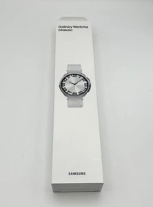 TOTALMENTE NUEVO Samsung Galaxy Watch6 Clásico SM-R955 43mm Plateado Caja de Acero Inoxidable - Imagen 1 de 4