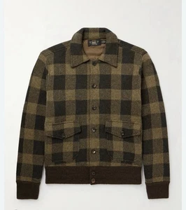 RRL Double RL Wool Sweater Jacket L $1200 NWT - Picture 1 of 5