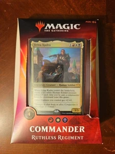 Ruthless Regiment Magic Gathering Ikoria Commander Deck MtG Jirina Kudro Precon - Picture 1 of 8