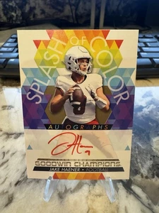 2022 Upper Deck Goodwin Champions - Auto Jake Haener Splash Of Color - Bild 1 von 2