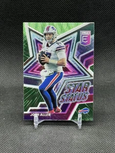 Tarjeta de fútbol americano Josh Allen 2021 Panini Donruss Elite - Star Status verde #SS9 Bill - Imagen 1 de 2