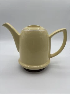 Vintage kanariengelbe Hall China Co Teekanne hergestellt für Foreman Familie, Inc - Bild 1 von 10