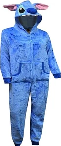 Disney Mujer Lilo And Stitch Vestido Like Stitch Pijama de Una Pieza (Grande) Azul - Imagen 1 de 6