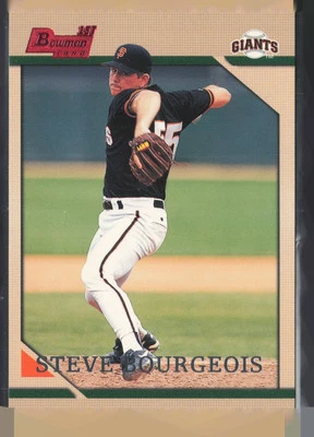 1996 Bowman #230 Steve Bourgeois San Francisco Giants Rookie MM - Image 1 of 2