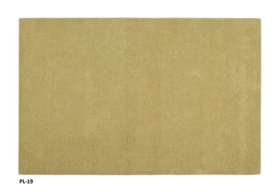 Tapis Gabbeh 100% Laine Jaune Uni 120x180 Cm Fait Main PL19 - Photo 1/4