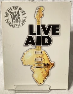 Live Aid DVD 1985 4-Disc Set Rare OOP Box Wear And Tear Used Very Good Condition - Picture 1 of 11