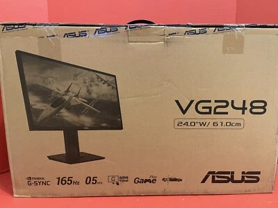 Asus VG248QG 24" 16:9 FHD 165Hz TN LCD Gaming Monitor with G-SYNC/Adaptive-Sync - Image 1 of 4