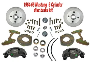 1964-66 Falcon, Ranchero 6 cylinder front disc brake kit, 4 lug for 14" wheels - Picture 1 of 7